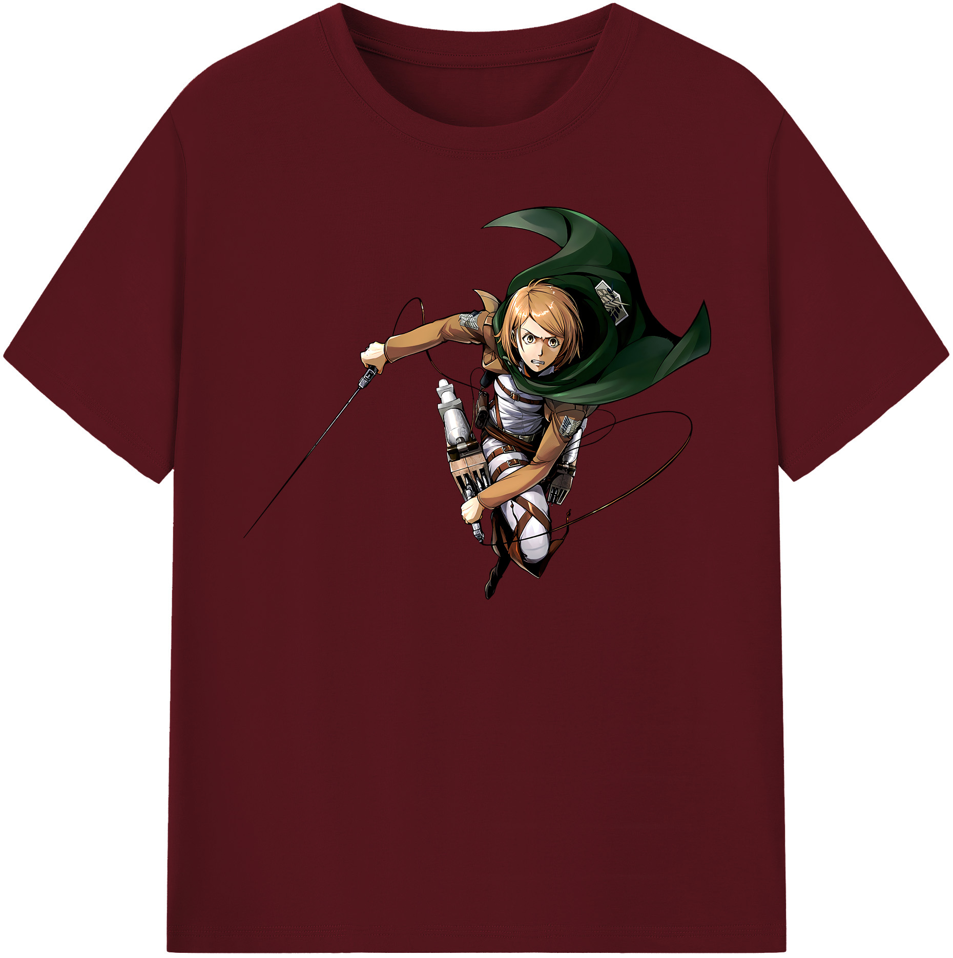 （画像用） 進撃の巨人 ペトラ·ラル Attack on Titan Petra Rall 綿100％半袖Tシャツ（フロントプリント）